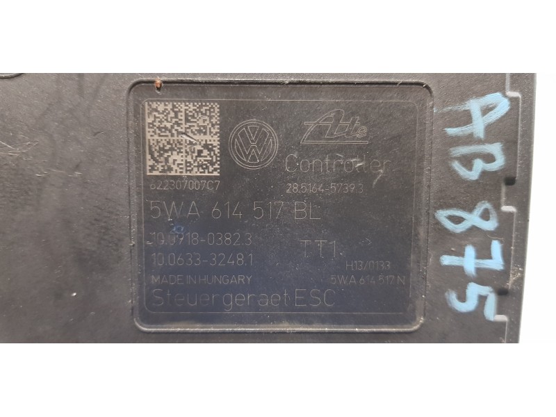 Recambio de abs para volkswagen caddy furgón/kombi kasten bmt referencia OEM IAM 5WA614517BG  