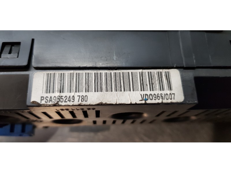 Recambio de cuadro instrumentos para citroen xsara picasso 2.0 hdi x referencia OEM IAM 9652496780   Recambio de cuadro instrumentos para citroen xsara picasso 2.0 hdi x referencia OEM IAM 9652496780