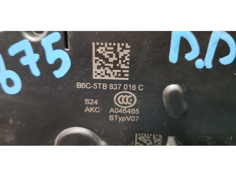 Recambio de cerradura puerta delantera derecha para volkswagen caddy furgón/kombi kasten bmt referencia OEM IAM 5TB837016C  