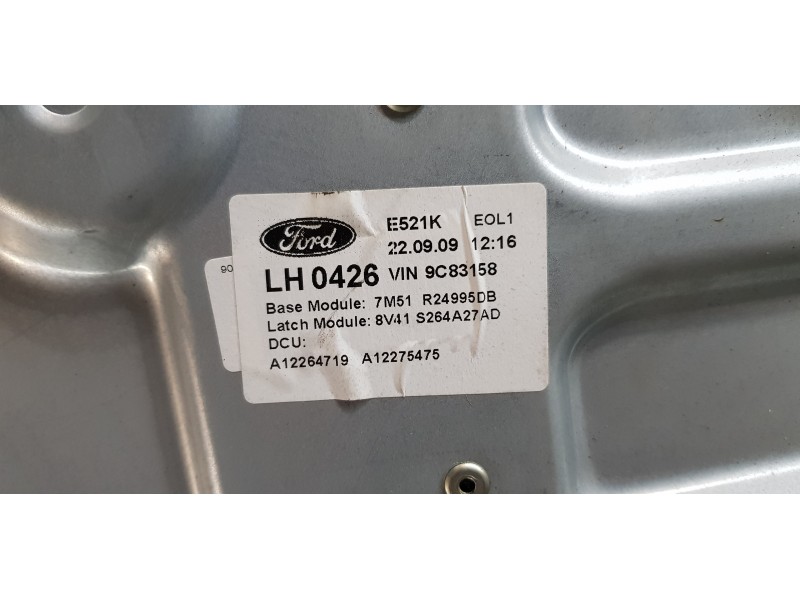 Recambio de elevalunas trasero izquierdo para ford kuga (cbv) trend referencia OEM IAM 7M51R24995DB  