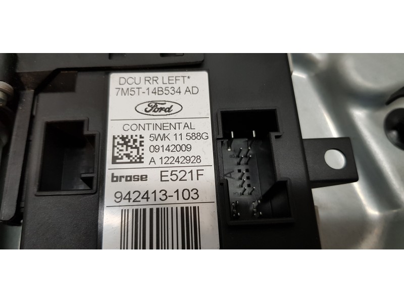 Recambio de elevalunas trasero izquierdo para ford kuga (cbv) trend referencia OEM IAM 7M51R24995DB  