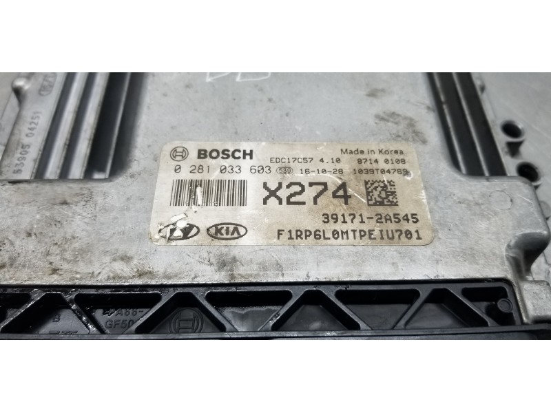 Recambio de centralita motor uce para kia carens ( ) concept referencia OEM IAM 391712A545 0281033603  Recambio de centralita motor uce para kia carens ( ) concept referencia OEM IAM 391712A545 0281033603