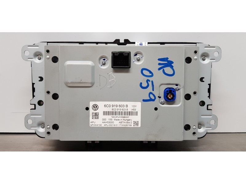 Recambio de pantalla multifuncion para volkswagen polo (6c1) advance bluemotion referencia OEM IAM 6C0919603B  