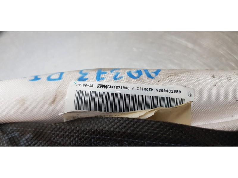 Recambio de airbag cortina delantero izquierdo para citroen c4 picasso seduction referencia OEM IAM 9800483280  