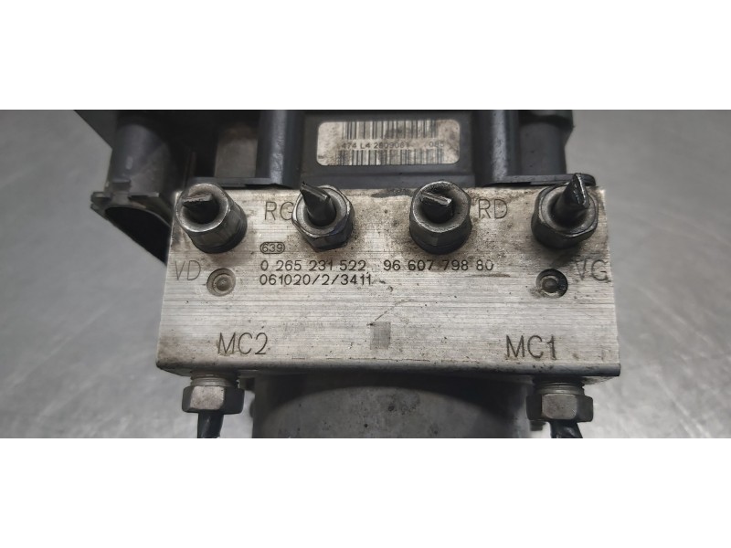 Recambio de abs para citroen xsara picasso 1.6 hdi 90 sx top referencia OEM IAM 9660779880 0265231522 