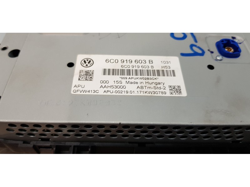 Recambio de pantalla multifuncion para volkswagen polo (6c1) advance bluemotion referencia OEM IAM 6C0919603B  