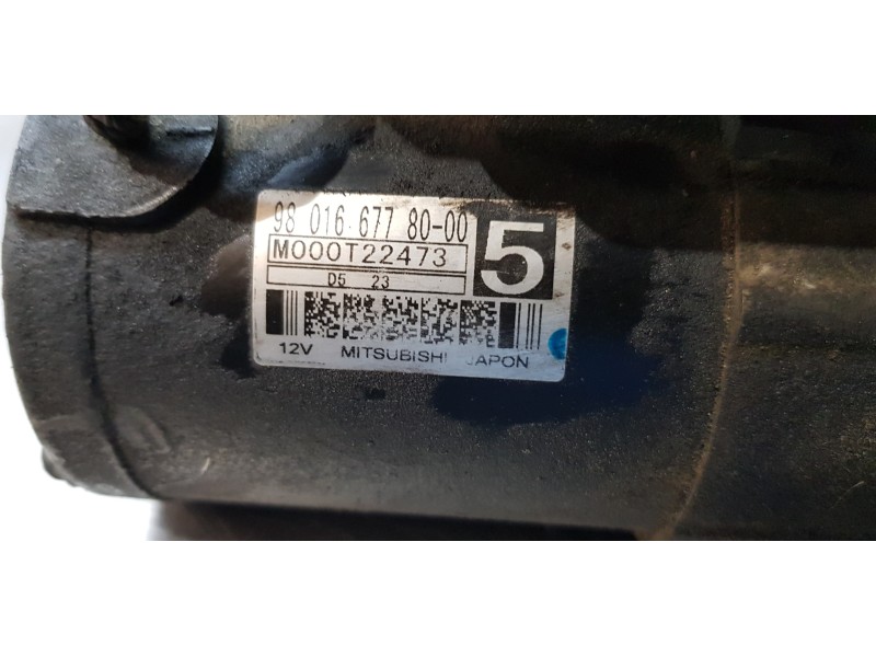 Recambio de motor arranque para citroen c4 picasso seduction referencia OEM IAM 9801667780  