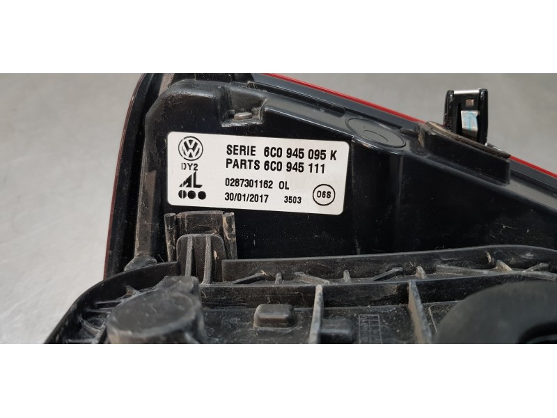 Recambio de piloto trasero izquierdo para volkswagen polo (6c1) advance bluemotion referencia OEM IAM 6C0945095K   Recambio de piloto trasero izquierdo para volkswagen polo (6c1) advance bluemotion referencia OEM IAM 6C0945095K