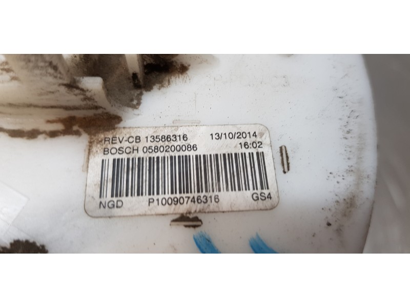 Recambio de aforador para opel zafira tourer selective referencia OEM IAM 13586316  