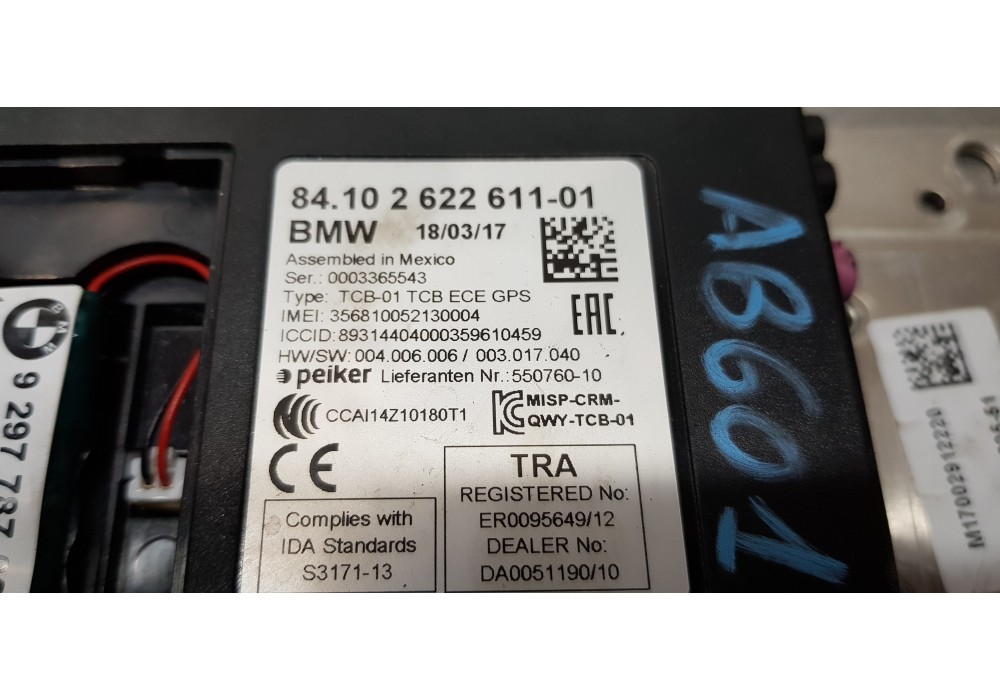 Recambio de modulo electronico para bmw serie 1 lim. (f20/f21) 116d m sport referencia OEM IAM 84102622611  