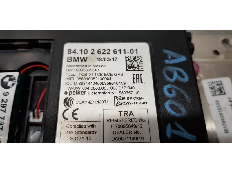 Recambio de modulo electronico para bmw serie 1 lim. (f20/f21) 116d m sport referencia OEM IAM 84102622611  