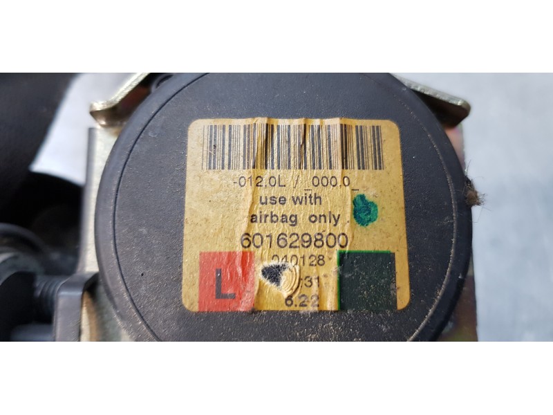 Recambio de cinturon seguridad delantero izquierdo para bmw serie 5 berlina (e60) 530d referencia OEM IAM 601629800  