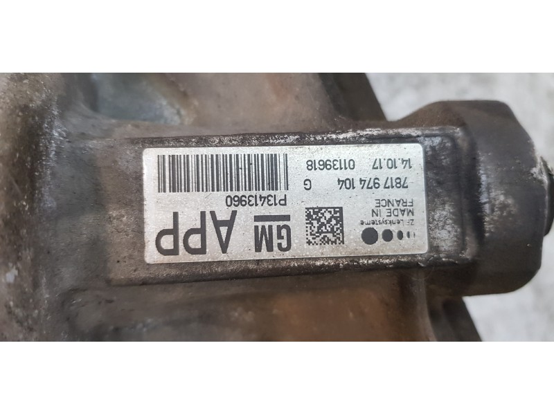 Recambio de cremallera direccion para opel zafira tourer selective referencia OEM IAM 13413960   Recambio de cremallera direccion para opel zafira tourer selective referencia OEM IAM 13413960