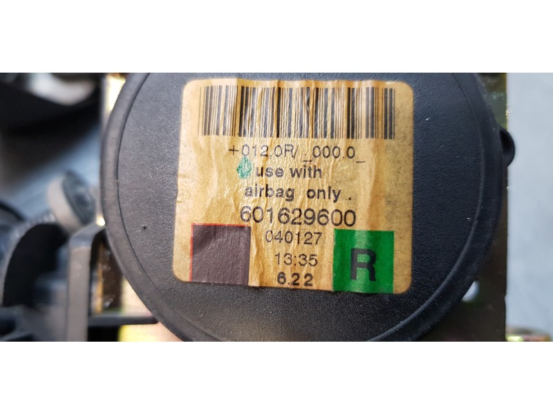 Recambio de cinturon seguridad delantero derecho para bmw serie 5 berlina (e60) 530d referencia OEM IAM 601629600  