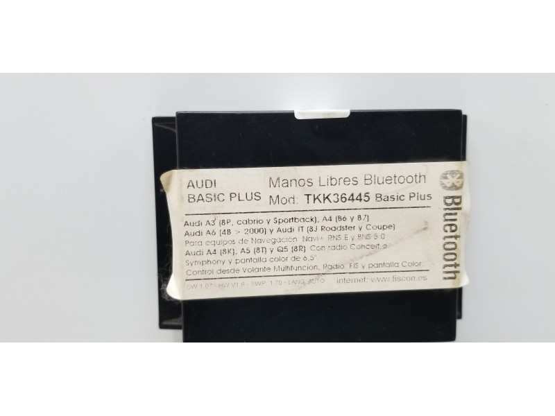 Recambio de modulo electronico para audi a4 ber. (b8) básico referencia OEM IAM TKK36445   Recambio de modulo electronico para audi a4 ber. (b8) básico referencia OEM IAM TKK36445