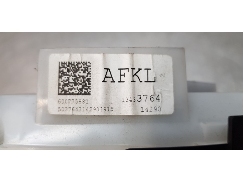 Recambio de cuadro instrumentos para opel zafira tourer selective referencia OEM IAM 13433764   Recambio de cuadro instrumentos para opel zafira tourer selective referencia OEM IAM 13433764