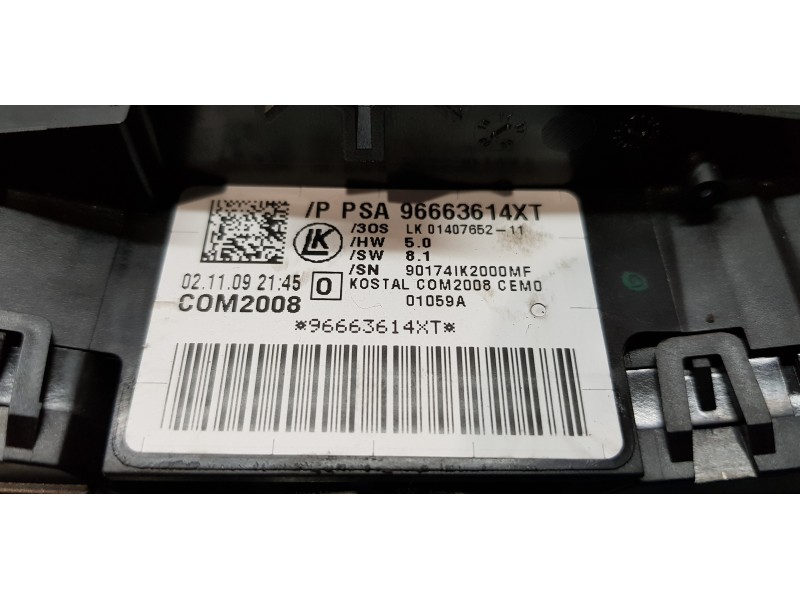 Recambio de mando multifuncion para peugeot 3008 premium referencia OEM IAM 96663614XT  