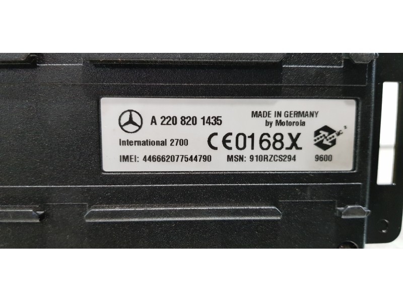 Recambio de modulo electronico para mercedes clase s (w220) berlina 430 (220.070) referencia OEM IAM 2208201435   Recambio de modulo electronico para mercedes clase s (w220) berlina 430 (220.070) referencia OEM IAM 2208201435