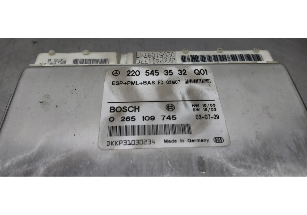 Recambio de modulo electronico para mercedes clase s (w220) berlina 320 cdi (220.025) referencia OEM IAM 2205453532  