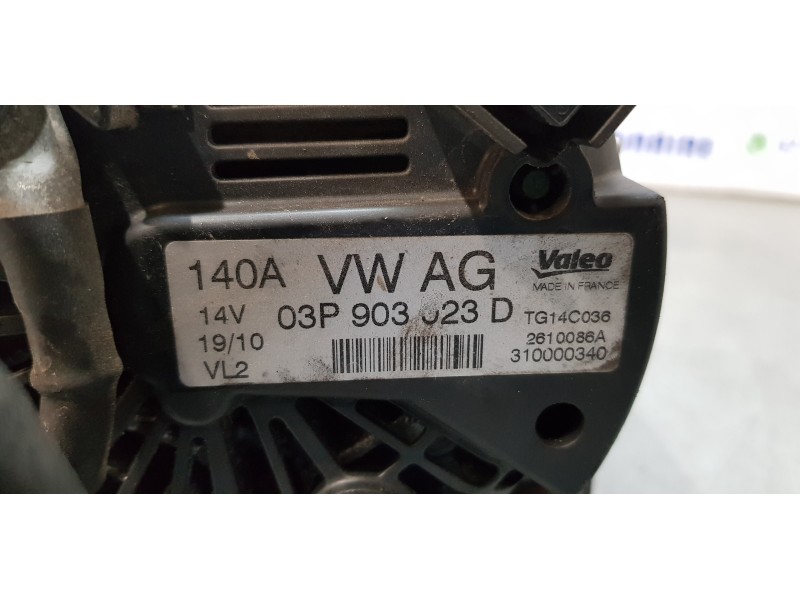Recambio de alternador para volkswagen polo (6r1) advance referencia OEM IAM 03P903023D  
