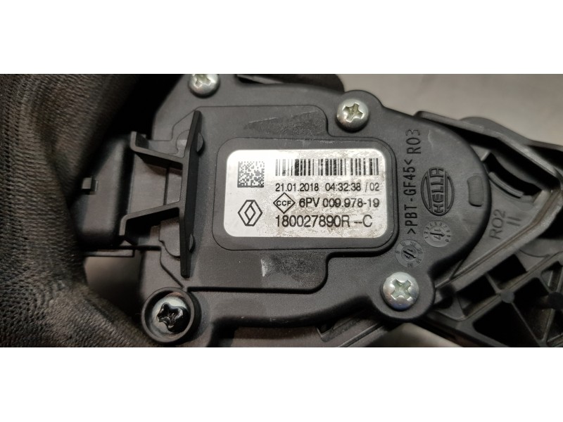 Recambio de pedal acelerador para renault scenic iv grand limited referencia OEM IAM 180027890R  