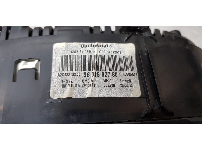 Recambio de cuadro instrumentos para citroen c4 lim. white attraction referencia OEM IAM 9801592780  