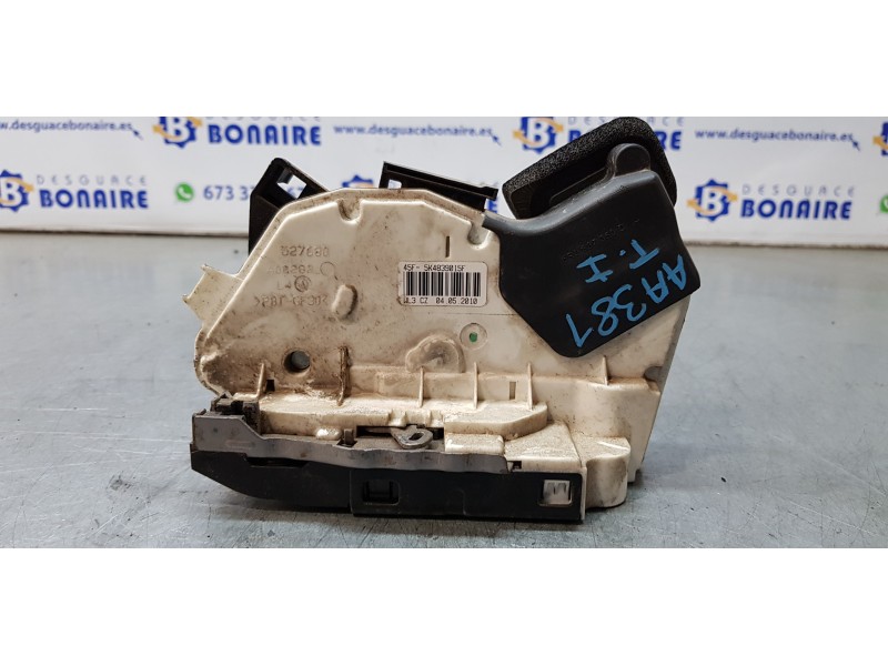Recambio de cerradura puerta trasera izquierda para volkswagen polo (6r1) advance referencia OEM IAM 5K4839015F  