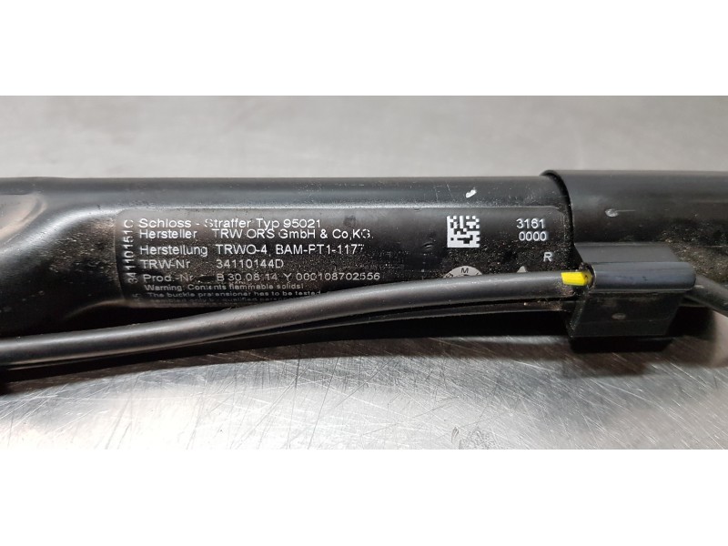 Recambio de pretensor airbag derecho para bmw serie 3 touring (f31) 318d referencia OEM IAM 7259388  