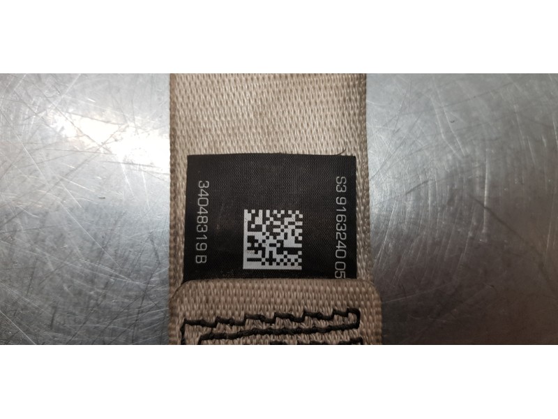 Recambio de cinturon seguridad trasero izquierdo para bmw serie 5 lim. (f10) 530d referencia OEM IAM 9163240  