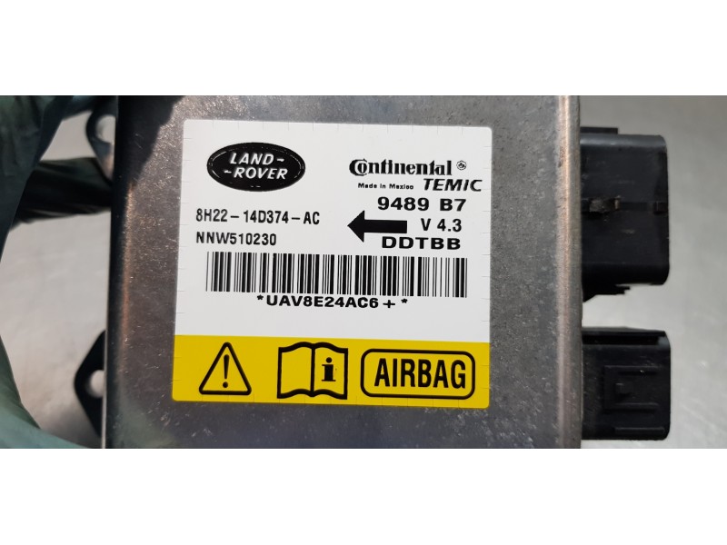 Recambio de centralita airbag para land rover range rover sport v6 td se referencia OEM IAM 8H2214D374AC  