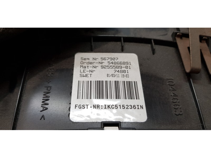 Recambio de cuadro instrumentos para bmw serie 5 lim. (f10) 530d referencia OEM IAM 9255589  