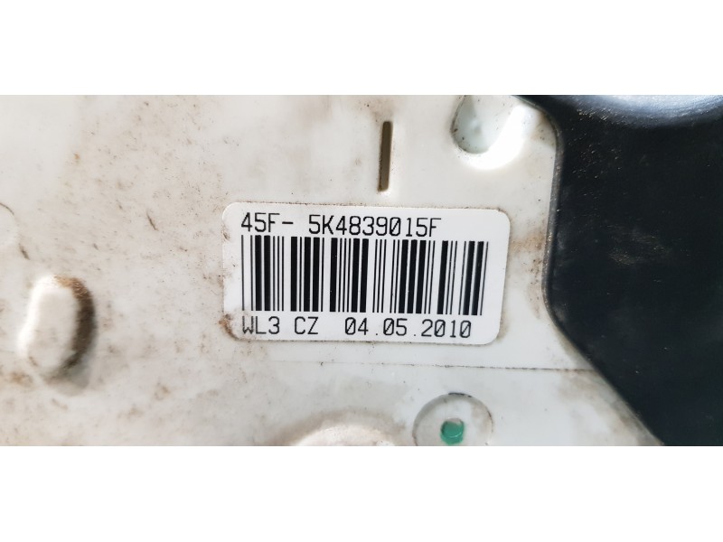 Recambio de cerradura puerta trasera izquierda para volkswagen polo (6r1) advance referencia OEM IAM 5K4839015F  