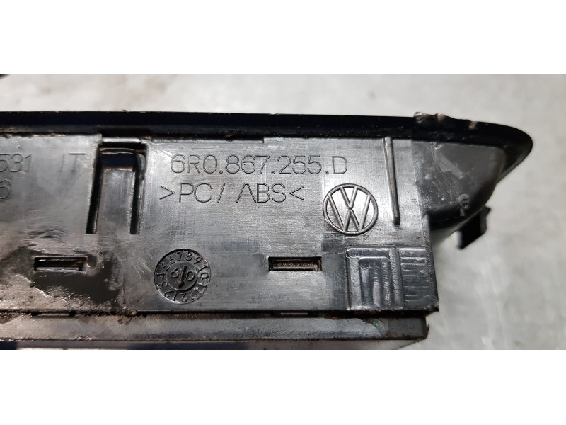 Recambio de mando elevalunas delantero izquierdo para volkswagen polo (6r1) advance referencia OEM IAM 6R0867255D  