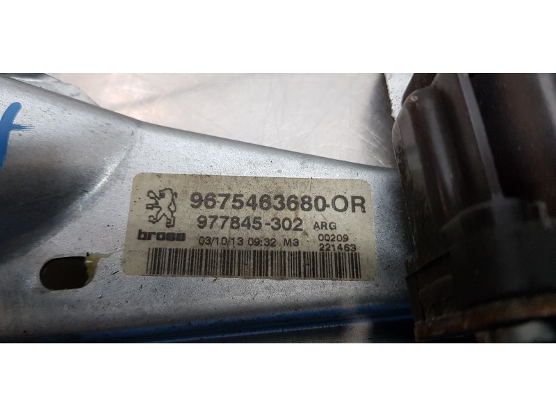 Recambio de elevalunas trasero izquierdo para peugeot 308 sw envy referencia OEM IAM 9675466880   Recambio de elevalunas trasero izquierdo para peugeot 308 sw envy referencia OEM IAM 9675466880