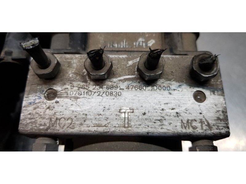 Recambio de abs para nissan qashqai (j10) acenta referencia OEM IAM 47660JD000 0265231899  Recambio de abs para nissan qashqai (j10) acenta referencia OEM IAM 47660JD000 0265231899