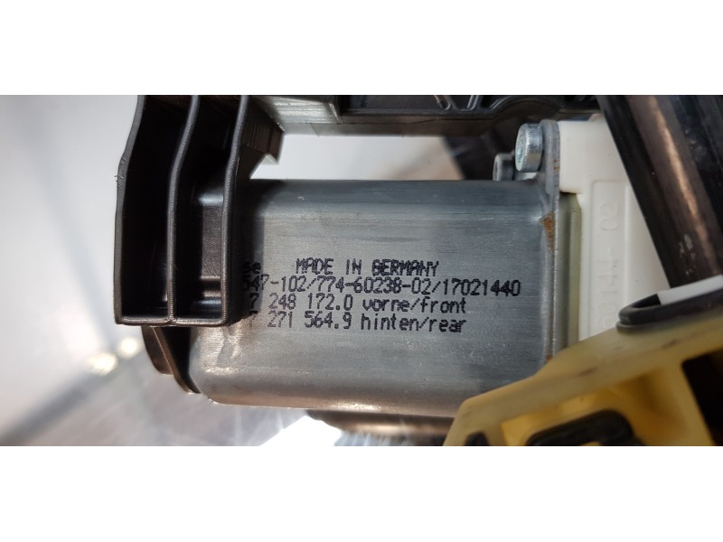 Recambio de elevalunas trasero derecho para bmw serie 5 lim. (f10) 530d referencia OEM IAM 72481720  