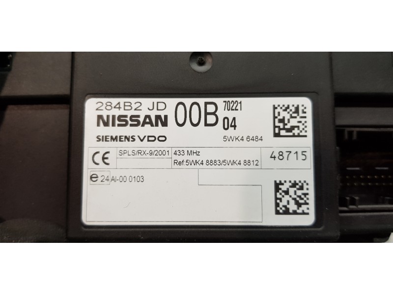 Recambio de modulo electronico para nissan qashqai (j10) acenta referencia OEM IAM 284B2JD00B   Recambio de modulo electronico para nissan qashqai (j10) acenta referencia OEM IAM 284B2JD00B