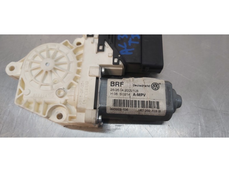 Recambio de motor elevalunas trasero izquierdo para volkswagen touran (1t1) advance referencia OEM IAM 1K0959703B   Recambio de motor elevalunas trasero izquierdo para volkswagen touran (1t1) advance referencia OEM IAM 1K0959703B