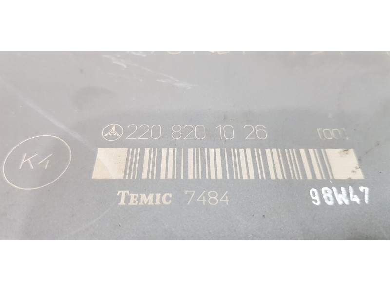 Recambio de centralita asientos para mercedes clase s (w220) berlina 500 (220.075) referencia OEM IAM 2208201026   Recambio de centralita asientos para mercedes clase s (w220) berlina 500 (220.075) referencia OEM IAM 2208201026