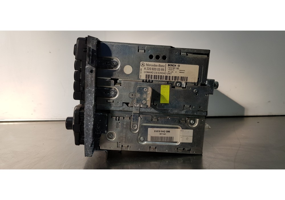 Recambio de sistema audio / radio cd para mercedes clase s (w220) berlina 500 (220.075) referencia OEM IAM A2208200389   Recambio de sistema audio / radio cd para mercedes clase s (w220) berlina 500 (220.075) referencia OEM IAM A2208200389