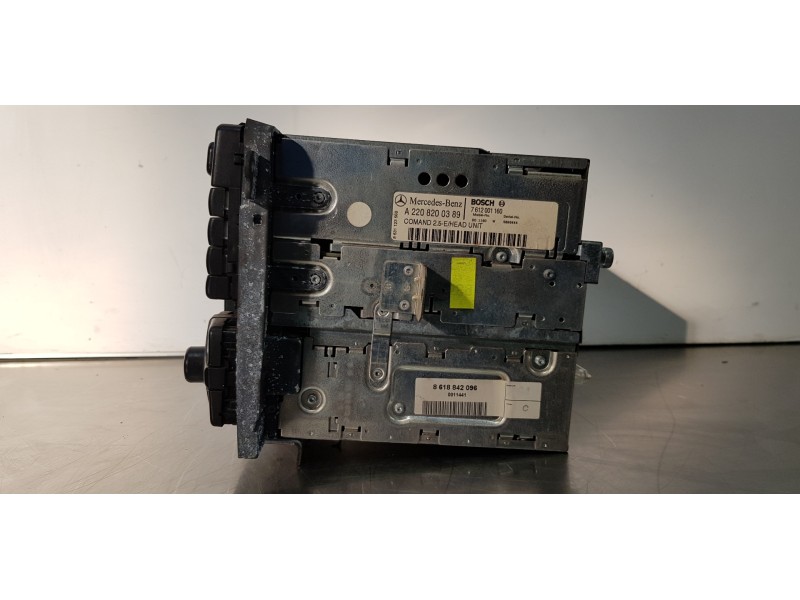 Recambio de sistema audio / radio cd para mercedes clase s (w220) berlina 500 (220.075) referencia OEM IAM A2208200389  