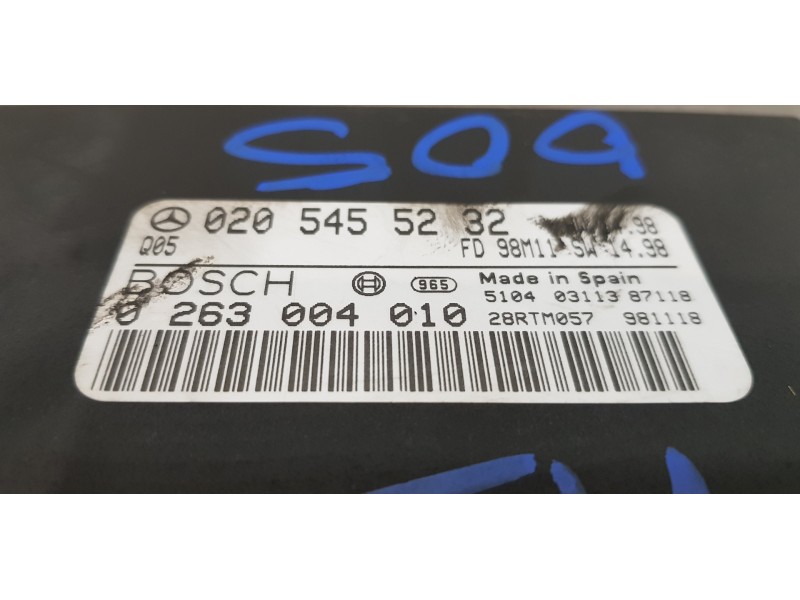 Recambio de centralita cambio automatico para mercedes clase s (w220) berlina 500 (220.075) referencia OEM IAM 0205455232   Recambio de centralita cambio automatico para mercedes clase s (w220) berlina 500 (220.075) referencia OEM IAM 0205455232