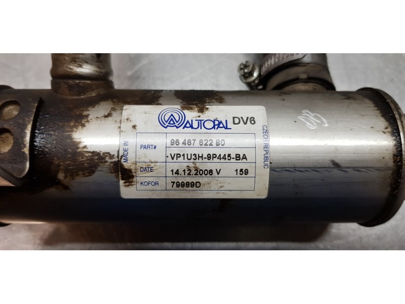 Recambio de enfriador egr para citroen berlingo 1.6 hdi 92 multispace referencia OEM IAM 9646762280   Recambio de enfriador egr para citroen berlingo 1.6 hdi 92 multispace referencia OEM IAM 9646762280