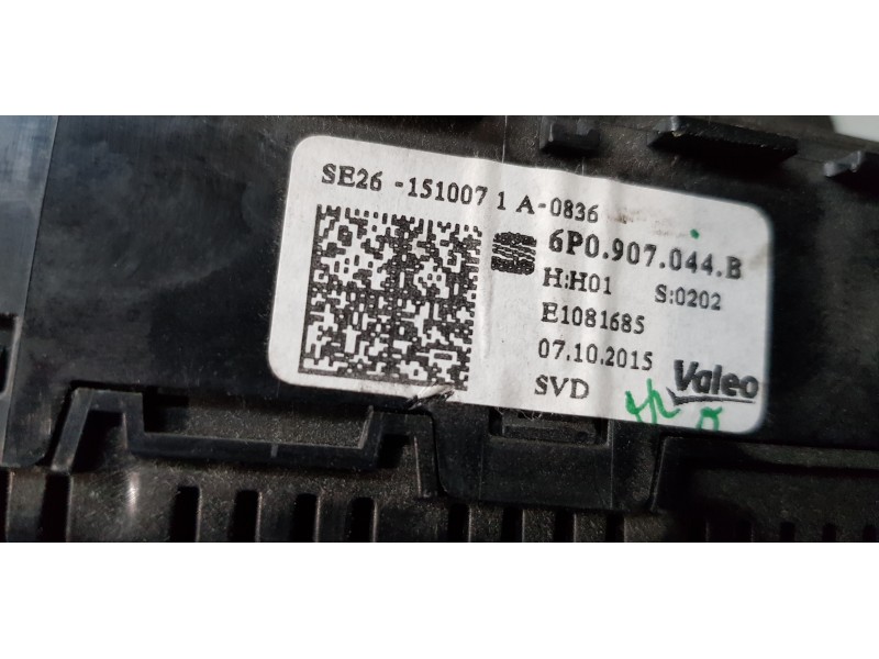 Recambio de mando climatizador para seat toledo (kg3) reference referencia OEM IAM 6P0907044B   Recambio de mando climatizador para seat toledo (kg3) reference referencia OEM IAM 6P0907044B