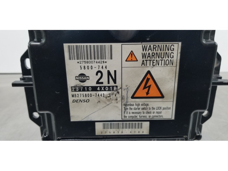 Recambio de centralita motor uce para nissan pathfinder (r51) 2.5 dci le referencia OEM IAM 237104X01B MB2758007442 