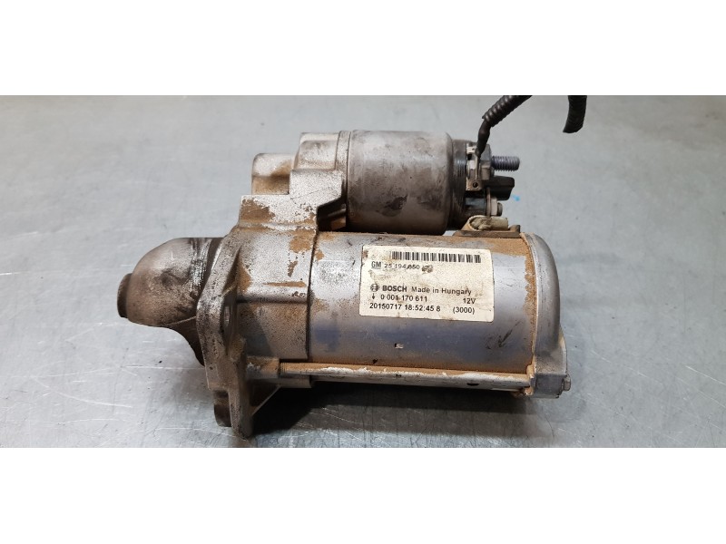 Recambio de motor arranque para opel mokka selective referencia OEM IAM 25194650   Recambio de motor arranque para opel mokka selective referencia OEM IAM 25194650