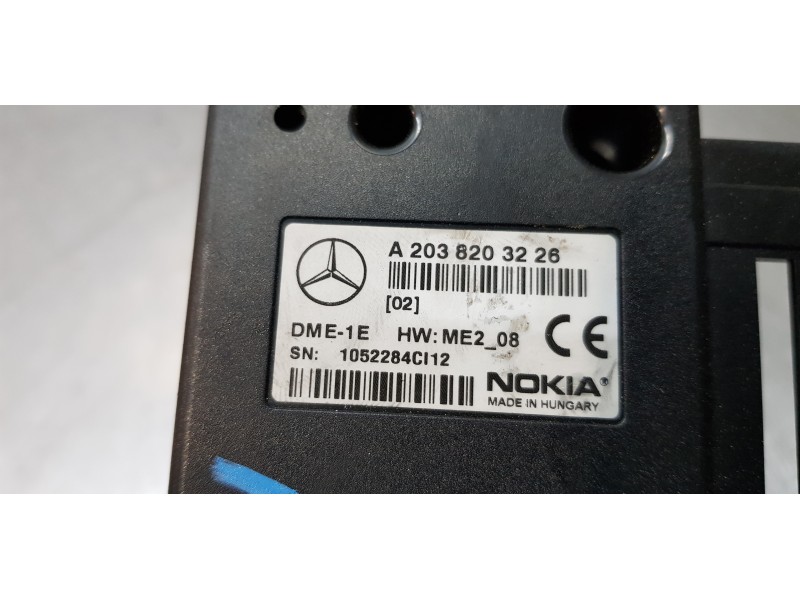 Recambio de modulo electronico para mercedes clase c (w203) berlina 270 cdi (203.016) referencia OEM IAM A2038203226   Recambio de modulo electronico para mercedes clase c (w203) berlina 270 cdi (203.016) referencia OEM IAM A2038203226