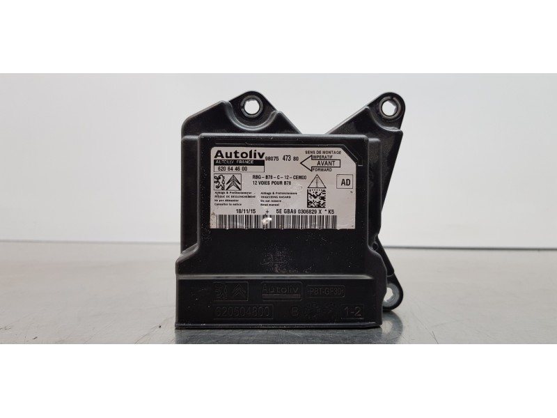 Recambio de centralita airbag para citroen c4 grand picasso feel referencia OEM IAM 9807547380  