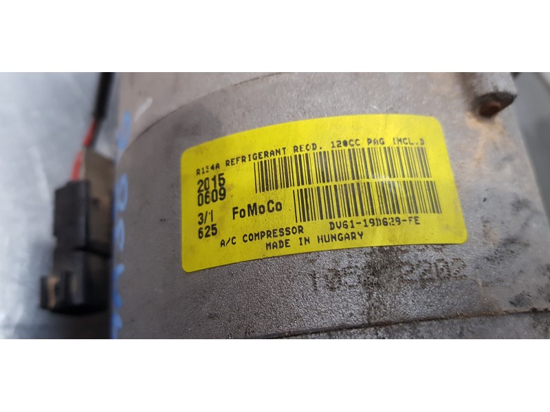 Recambio de compresor aire acondicionado para ford c-max (ceu) titanium referencia OEM IAM DV6119D629FE   Recambio de compresor aire acondicionado para ford c-max (ceu) titanium referencia OEM IAM DV6119D629FE