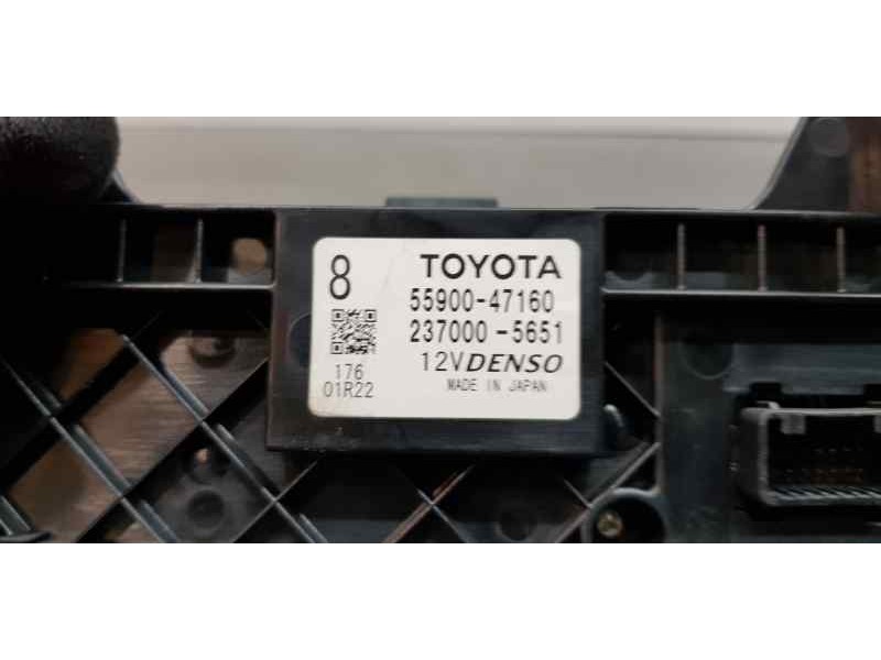 Recambio de mando climatizador para toyota prius+ life referencia OEM IAM 5590047160  